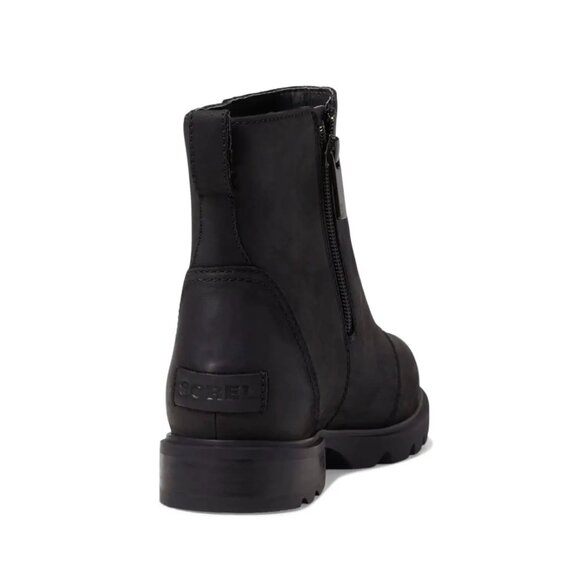 Sorel Emelie III Zip Waterproof Booties leather zip Women's - Black - Picture 9 of 9